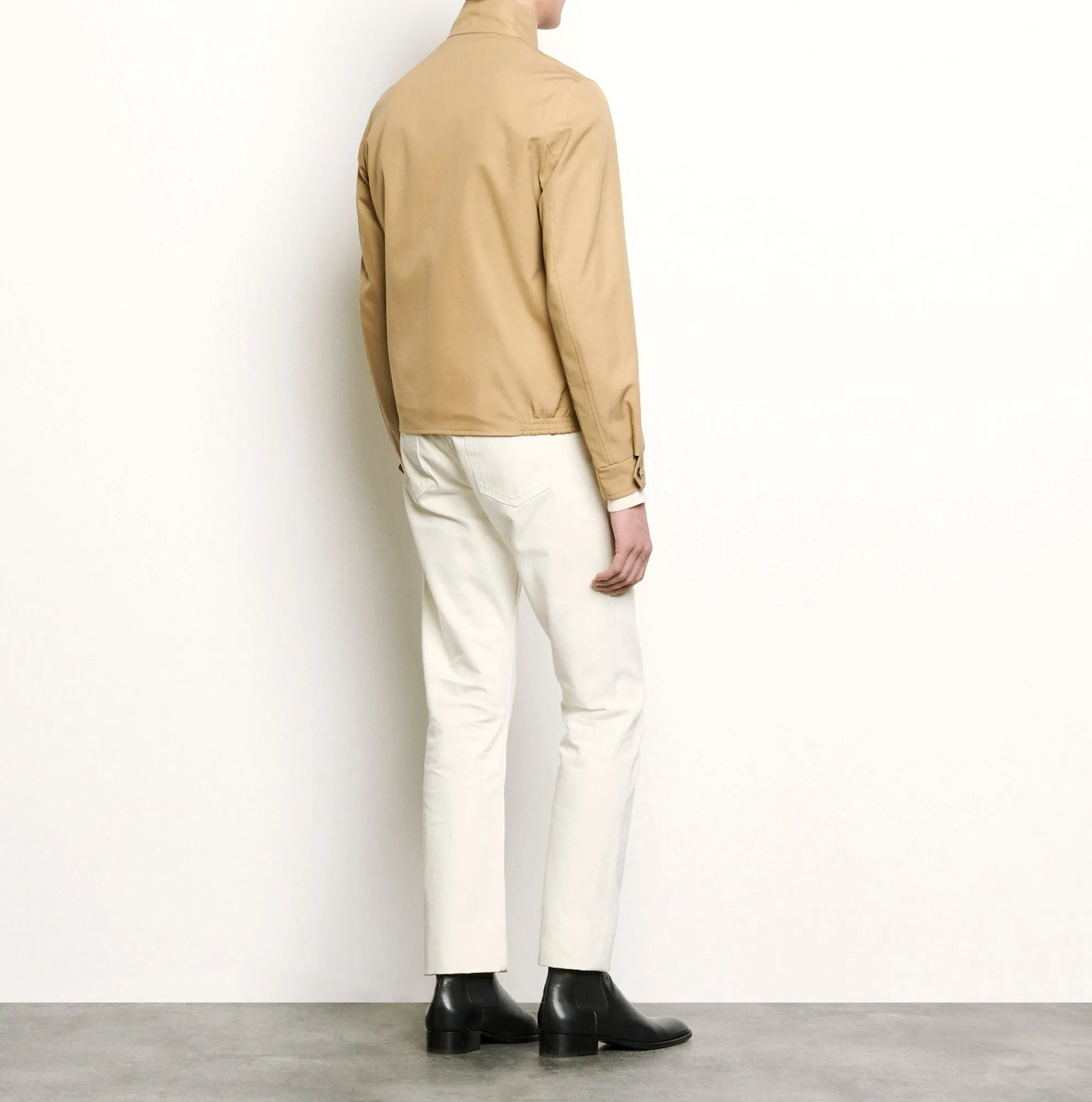 Blouson zippé en coton