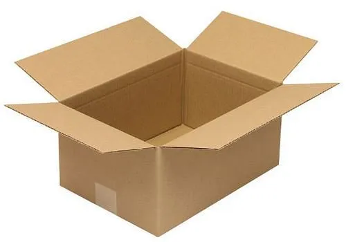 Boîte pliante en carton ondulé TransPak 1 paroi dimensions intérieures 325 x 230 x 160 mm format A4 qualité 1.20B paquet de 50 2