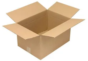 Boîte pliante en carton ondulé TransPak 1 paroi dimensions intérieures 430 x 310 x 250 mm format A3 qualité 130C pack : 25 pièce