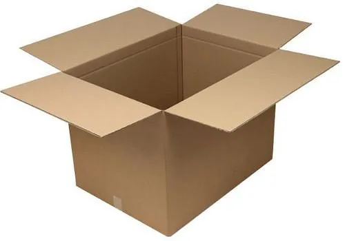 Boîte pliante en carton ondulé TransPak 2 parois dimensions intérieures 770 x 570 x 570 mm qualité 2.50BC paquet de 10 299409 ac