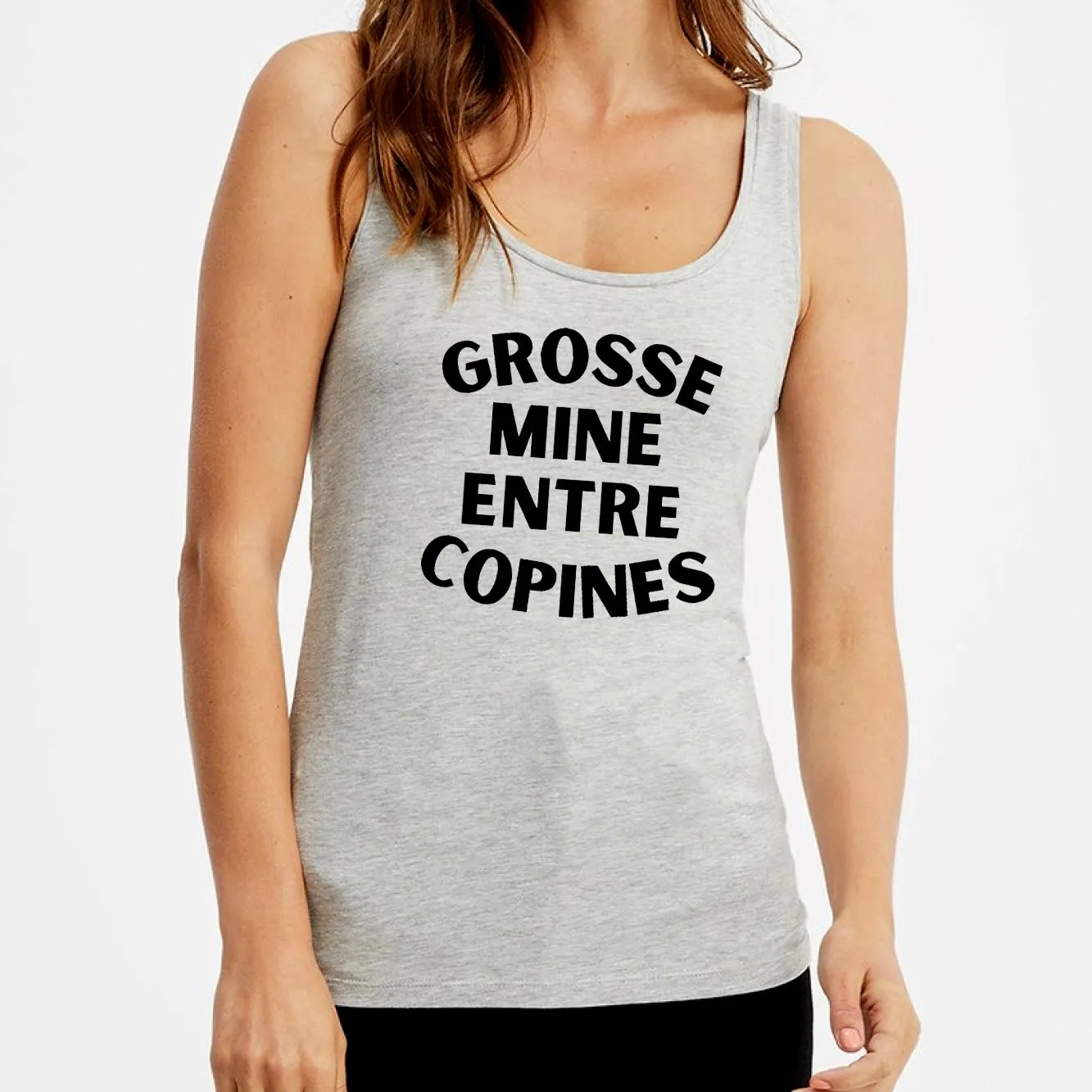 Débardeur Femme Grosse mine entre copines