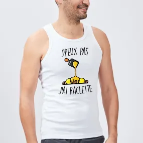 Débardeur Homme J'peux pas j'ai raclette