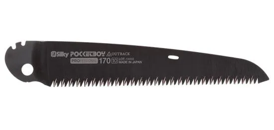 Lame de rechange pour scie japonaise pliante Silky - Pocketboy Outback Edition 170-10