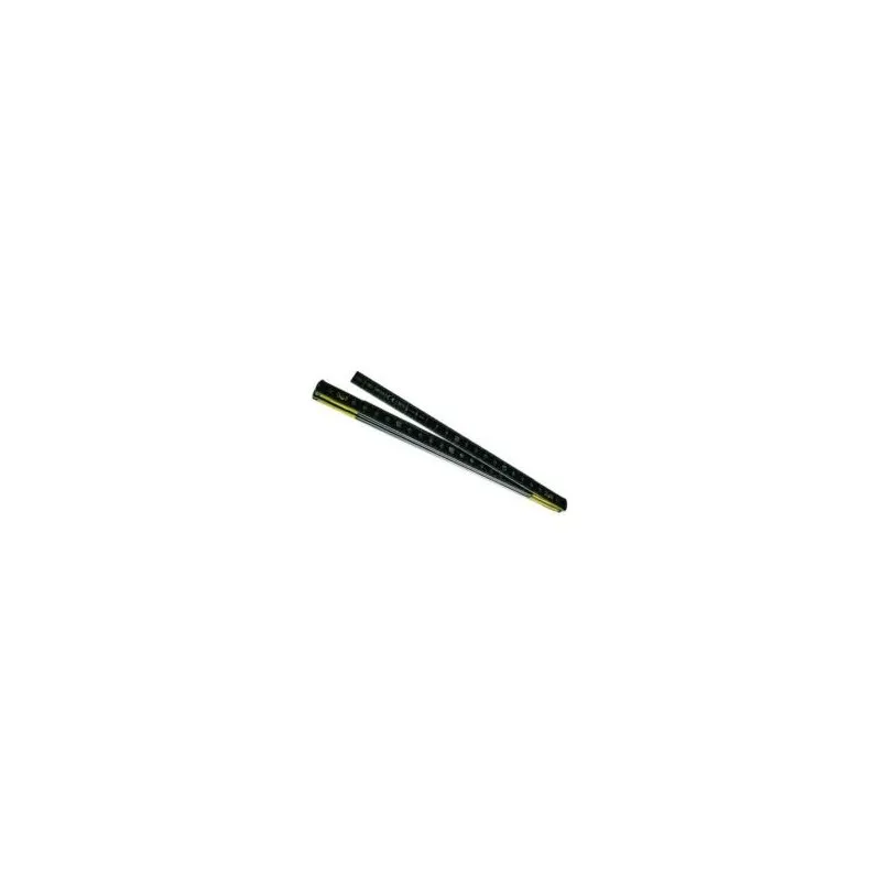 Mesure pliante duraluminium indélébile METRICA "21036" de 2 m