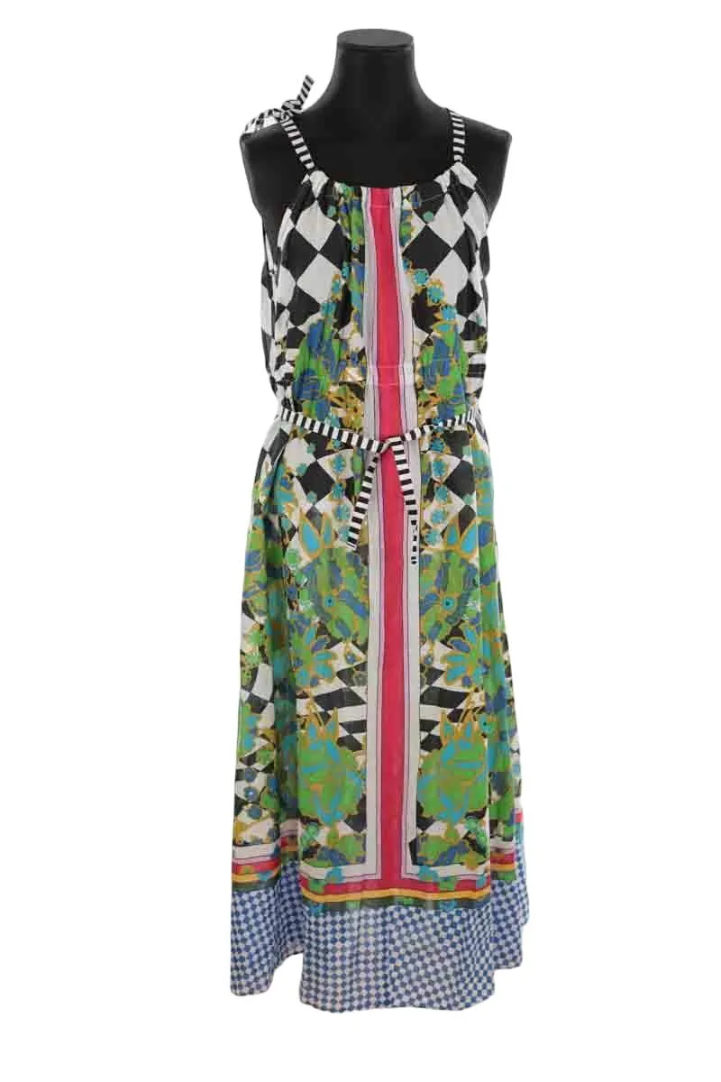 Robe en coton  Max Mara multicolore. Matière principale coton. Taille 34.