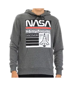 Sweat à capuche Gris Homme Nasa 59H