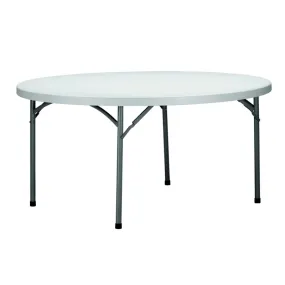 Table Pliante Mozart - Ø 160 cm - Blanc-Garbar