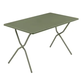 Table Rectangulaire Pliante Balcony Colorblock LAFUMA MOBILIER - Vert Moss  - 120 x 70 cm 